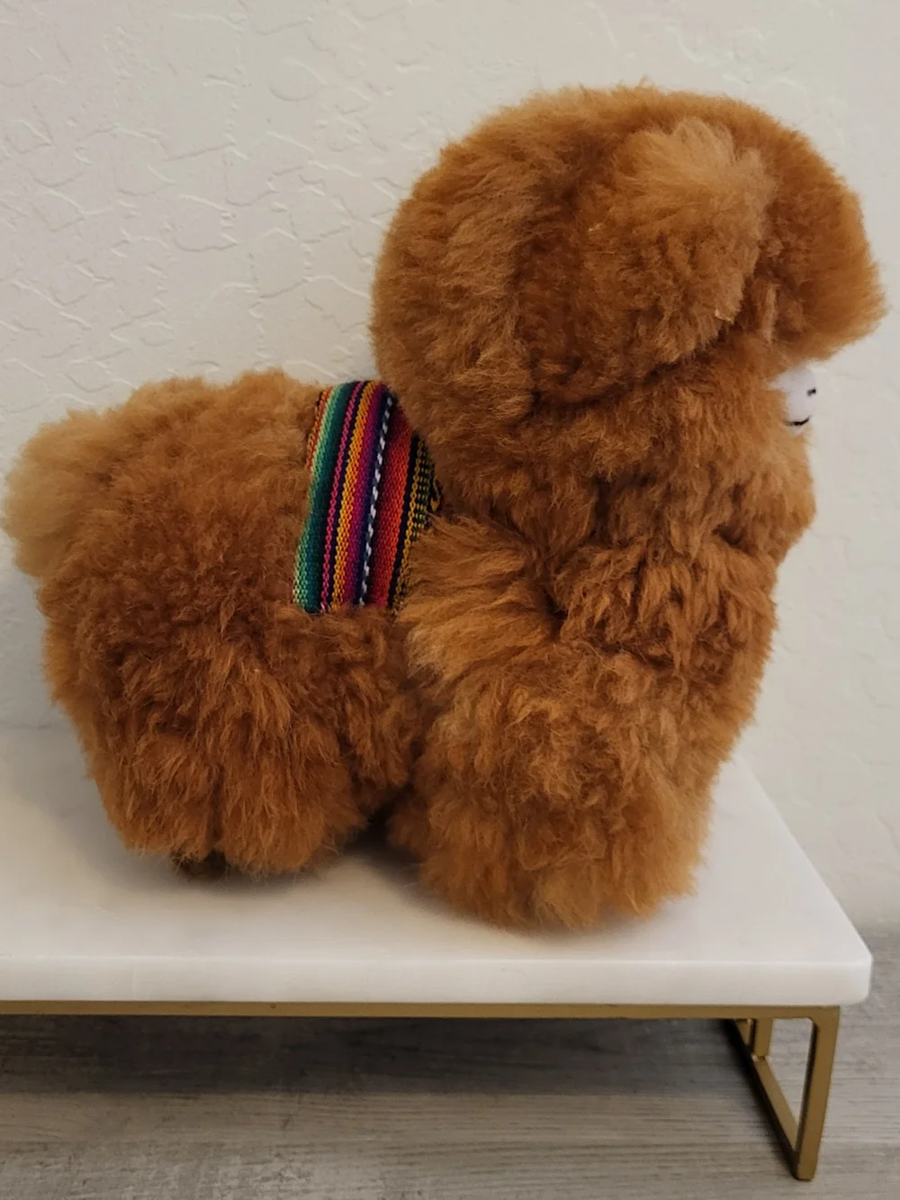 Plush Brown Alpaca Stuffed Animal - Llama NWT